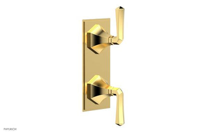 Phylrich - Le Verre & La Crosse Thermostatic Valve with Volume Control or Diverter - Lever Handles