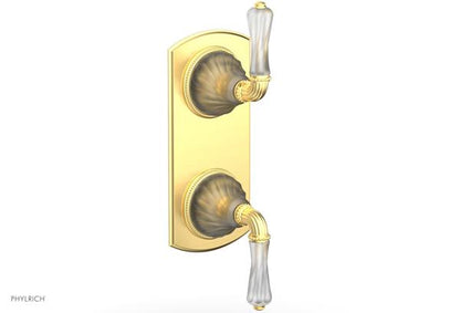 Phylrich - 1/2 Inch Mini Thermostatic Valve with Volume Control or Diverter Trim