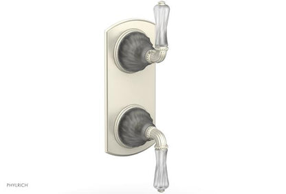 Phylrich - 1/2 Inch Mini Thermostatic Valve with Volume Control or Diverter Trim