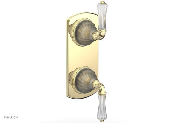 Phylrich - 1/2 Inch Mini Thermostatic Valve with Volume Control or Diverter Trim