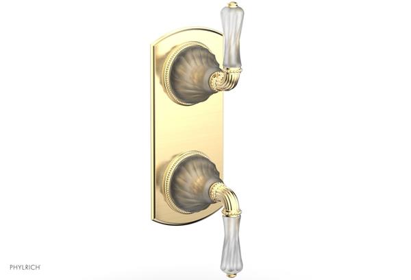 Phylrich - 1/2 Inch Mini Thermostatic Valve with Volume Control or Diverter Trim