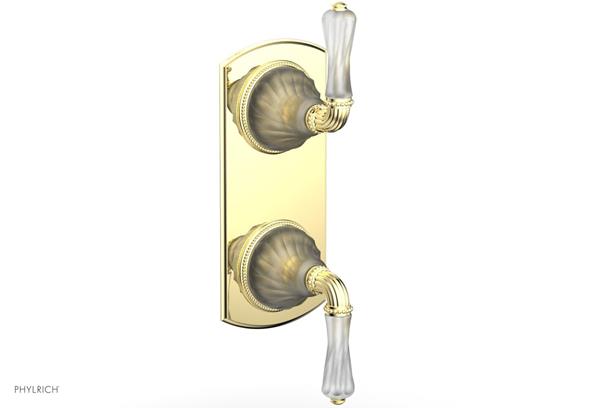 Phylrich - 1/2 Inch Mini Thermostatic Valve with Volume Control or Diverter Trim
