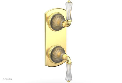 Phylrich - 1/2 Inch Mini Thermostatic Valve with Volume Control or Diverter Trim