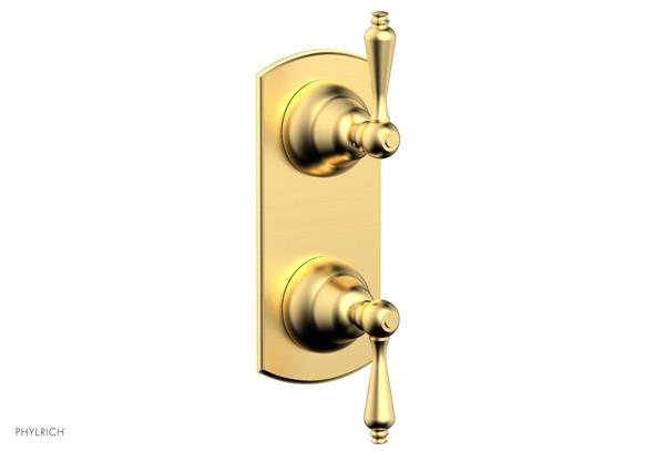 Phylrich - Revere & Savannah 1/2 Inch Thermostatic Valve with Volume Control or Diverter - Lever Handle