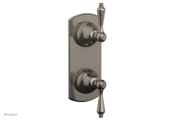 Phylrich - Revere & Savannah 1/2 Inch Thermostatic Valve with Volume Control or Diverter - Lever Handle