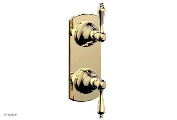 Phylrich - Revere & Savannah 1/2 Inch Thermostatic Valve with Volume Control or Diverter - Lever Handle