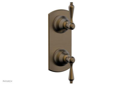 Phylrich - Revere & Savannah 1/2 Inch Thermostatic Valve with Volume Control or Diverter - Lever Handle
