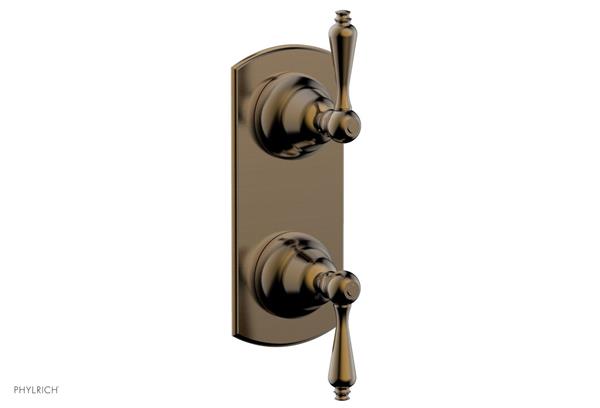Phylrich - Revere & Savannah 1/2 Inch Thermostatic Valve with Volume Control or Diverter - Lever Handle