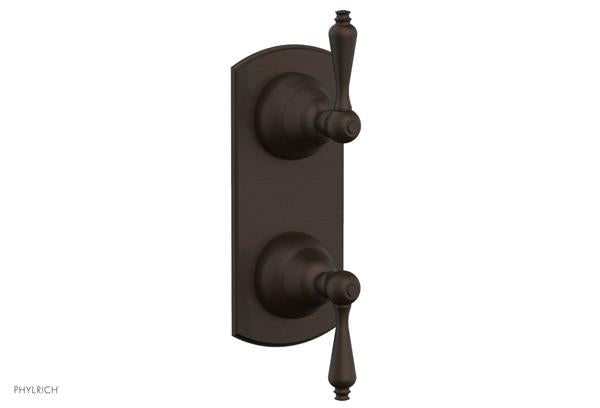 Phylrich - Revere & Savannah 1/2 Inch Thermostatic Valve with Volume Control or Diverter - Lever Handle