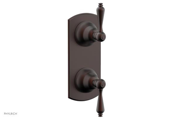 Phylrich - Revere & Savannah 1/2 Inch Thermostatic Valve with Volume Control or Diverter - Lever Handle