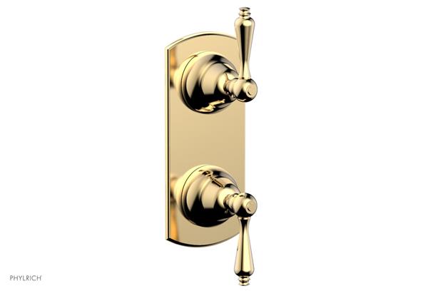 Phylrich - Revere & Savannah 1/2 Inch Thermostatic Valve with Volume Control or Diverter - Lever Handle