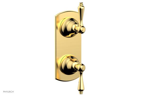 Phylrich - Revere & Savannah 1/2 Inch Thermostatic Valve with Volume Control or Diverter - Lever Handle