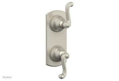 Phylrich - Revere & Savannah 1/2 Inch Thermostatic Valve with Volume Control or Diverter - Curved Lever Handle