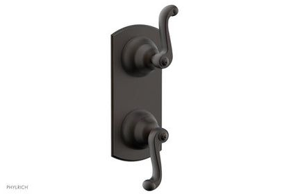 Phylrich - Revere & Savannah 1/2 Inch Thermostatic Valve with Volume Control or Diverter - Curved Lever Handle