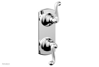 Phylrich - Revere & Savannah 1/2 Inch Thermostatic Valve with Volume Control or Diverter - Curved Lever Handle
