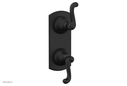 Phylrich - Revere & Savannah 1/2 Inch Thermostatic Valve with Volume Control or Diverter - Curved Lever Handle