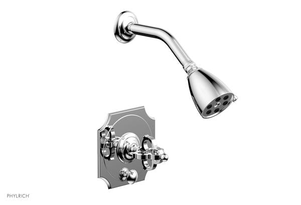 Phylrich - Couronne Pressure Balance Shower and Diverter Set (Less Spout)