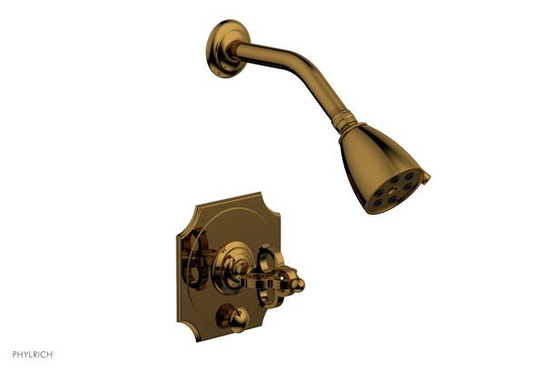 Phylrich - Couronne Pressure Balance Shower and Diverter Set (Less Spout)
