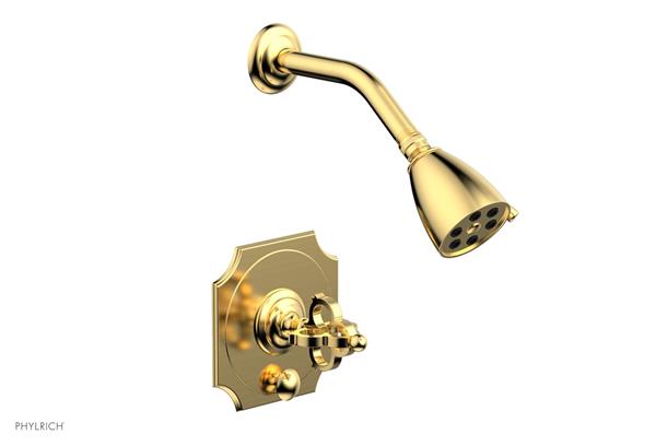 Phylrich - Couronne Pressure Balance Shower and Diverter Set (Less Spout)