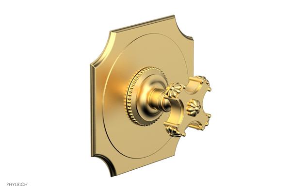 Phylrich - Marvelle Pressure Balance Shower Plate & Handle Trim - Cross Handle