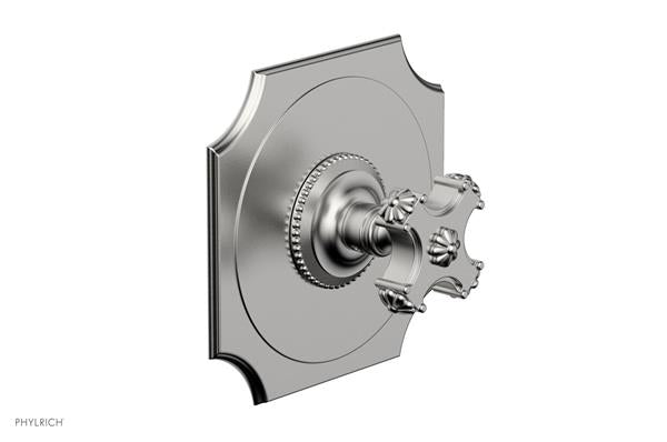 Phylrich - Marvelle Pressure Balance Shower Plate & Handle Trim - Cross Handle