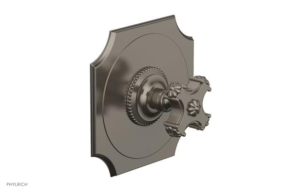 Phylrich - Marvelle Pressure Balance Shower Plate & Handle Trim - Cross Handle
