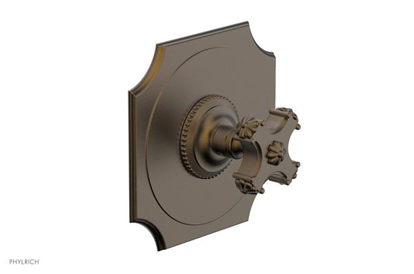 Phylrich - Marvelle Pressure Balance Shower Plate & Handle Trim - Cross Handle
