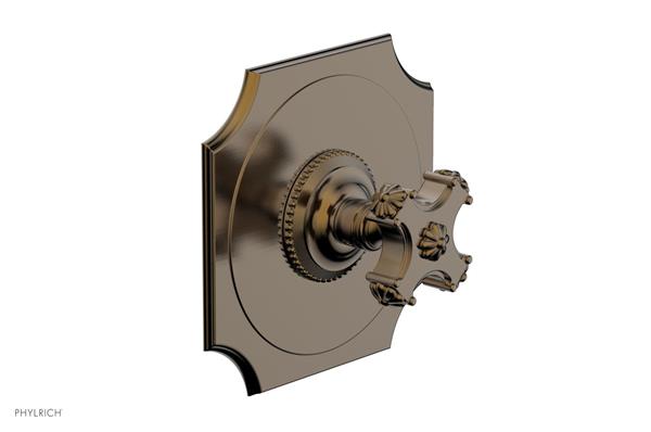 Phylrich - Marvelle Pressure Balance Shower Plate & Handle Trim - Cross Handle