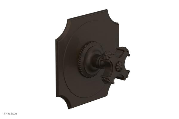 Phylrich - Marvelle Pressure Balance Shower Plate & Handle Trim - Cross Handle
