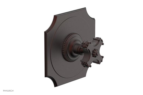 Phylrich - Marvelle Pressure Balance Shower Plate & Handle Trim - Cross Handle