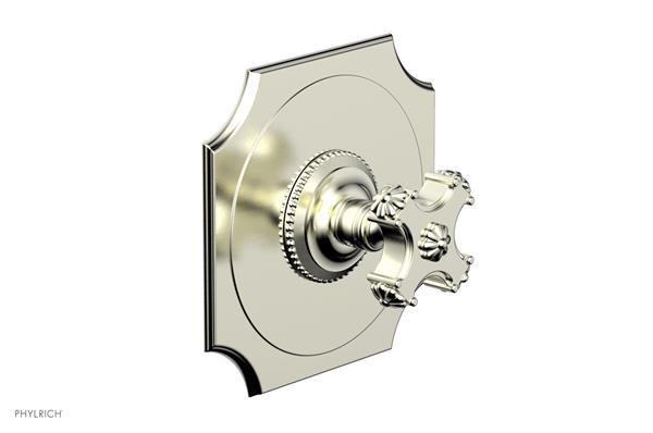 Phylrich - Marvelle Pressure Balance Shower Plate & Handle Trim - Cross Handle