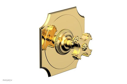 Phylrich - Marvelle Pressure Balance Shower Plate & Handle Trim - Cross Handle