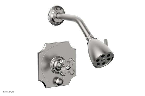 Phylrich - Marvelle Pressure Balance Shower and Diverter Set (Less Spout) - Cross Handle
