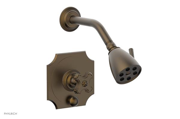 Phylrich - Marvelle Pressure Balance Shower and Diverter Set (Less Spout) - Cross Handle