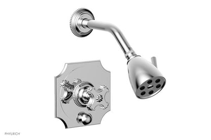 Phylrich - Marvelle Pressure Balance Shower and Diverter Set (Less Spout) - Cross Handle