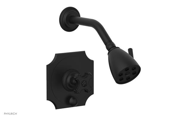 Phylrich - Marvelle Pressure Balance Shower and Diverter Set (Less Spout) - Cross Handle