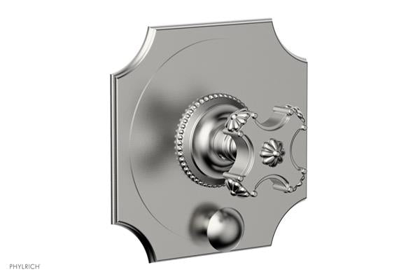 Phylrich - Marvelle Pressure Balance Shower Plate with Diverter and Handle Trim - Cross Handle
