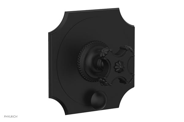 Phylrich - Marvelle Pressure Balance Shower Plate with Diverter and Handle Trim - Cross Handle