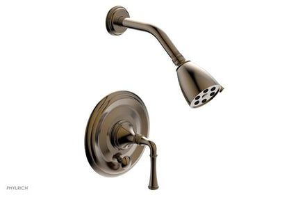 Phylrich - Beaded Pressure Balance Shower and Diverter Set (Less Spout), Lever Handle