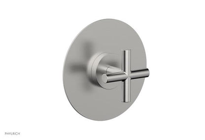 Phylrich - Transition Shower Plate and Handle Trim - Cross Handle