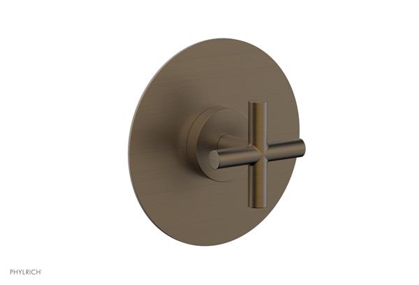 Phylrich - Transition Shower Plate and Handle Trim - Cross Handle