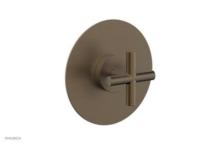 Phylrich - Transition Shower Plate and Handle Trim - Cross Handle