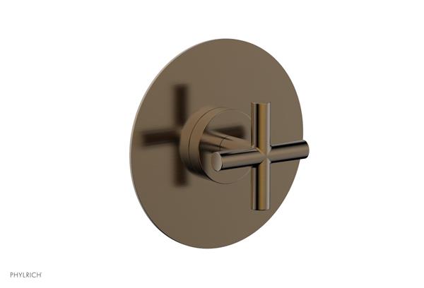 Phylrich - Transition Shower Plate and Handle Trim - Cross Handle