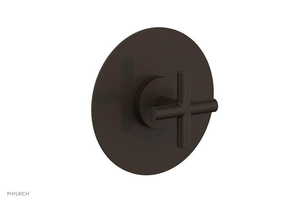 Phylrich - Transition Shower Plate and Handle Trim - Cross Handle