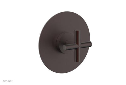 Phylrich - Transition Shower Plate and Handle Trim - Cross Handle