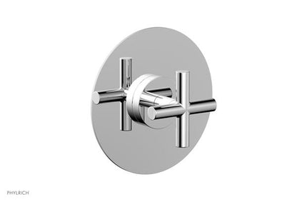 Phylrich - Transition Shower Plate and Handle Trim - Cross Handle