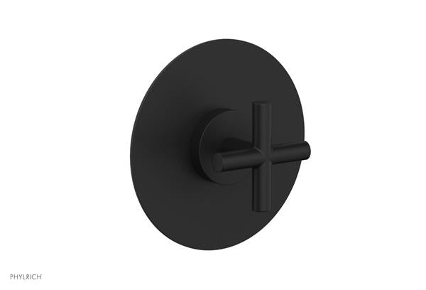 Phylrich - Transition Shower Plate and Handle Trim - Cross Handle