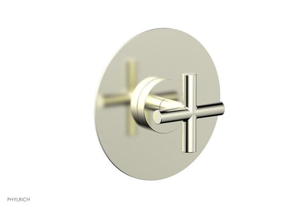 Phylrich - Transition Shower Plate and Handle Trim - Cross Handle