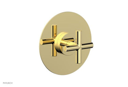 Phylrich - Transition Shower Plate and Handle Trim - Cross Handle
