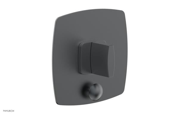 Phylrich - Radi Pressure Balance Shower Plate with Diverter and Handle Trim Set - Blade Handle